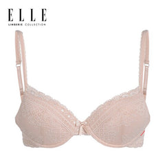 Elle Lingerie Moulded Bra บรามีโครง แต่งลูกไม้ - LB7533