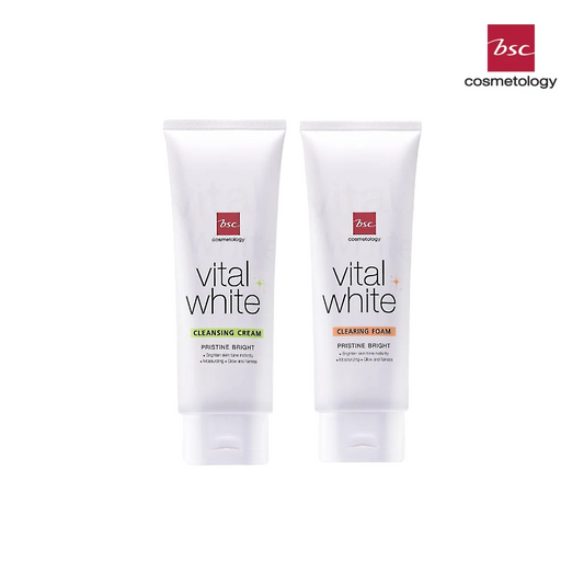 BSC Cosmetology VITAL WHITE DUOBLE DEEP CLEAN 100g*2 (แพ็คคู่)