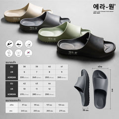 era-won Slides (Sandals) รองเท้าแตะ สี Blue Dragon - กรม