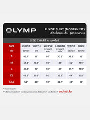 OLYMP LUXOR Shirt เสื้อเชิ้ตแขนสั้น สีขาว ผ้าเรียบ ทรงหลวม ใส่สบาย รีดง่าย