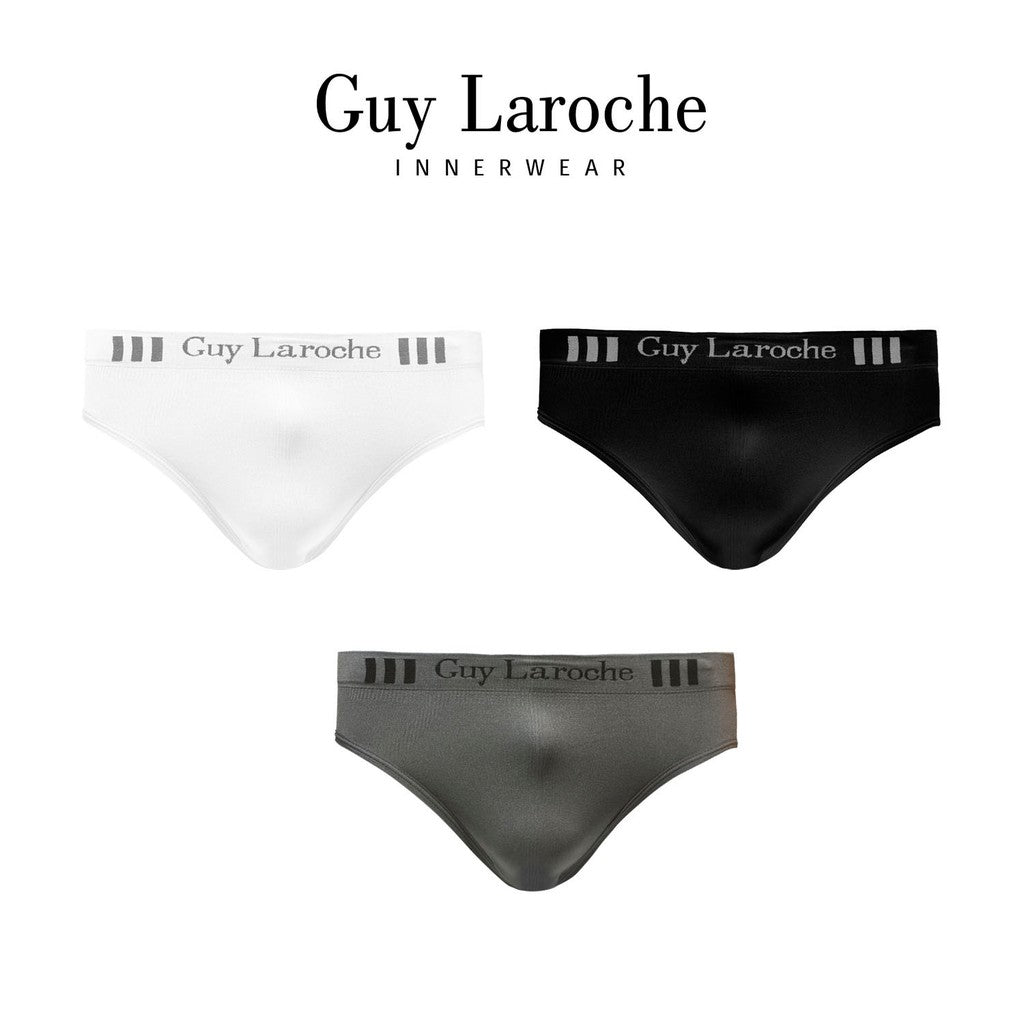 Guy Laroche กางเกงชั้นในชาย แพค 1 ตัว (รุ่น SEAMLESS )มีให้เลือก 3 สี ทรง BIKINI (JUS6630R4)