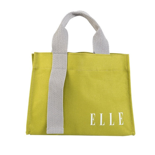 ELLE HOMME BAG กระเป๋าผ้า CANVAS สีพาสเทล มีให้เลือก 3 สี รุ่น H8H009