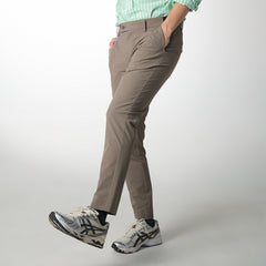 era-won กางเกงขายาว เอวยางยืด รุ่น GOLF FABRIC PANTS (065V9) สี Brown