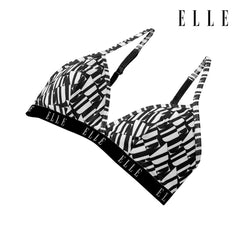 ELLE LINGERIE | ชุดชั้นใน สไตล์SPORT LOOK คอลเลคชั่นลายพิมพ์ โลโก้กราฟฟิค เนื้อผ้าMicro Fiber | LB4725