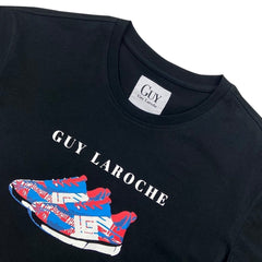 Guy Laroche เสื้อยืดสกรีนลายรองเท้า เนื้อผ้า Cotton100% มีให้เลือก3สี (DKT6202P3)