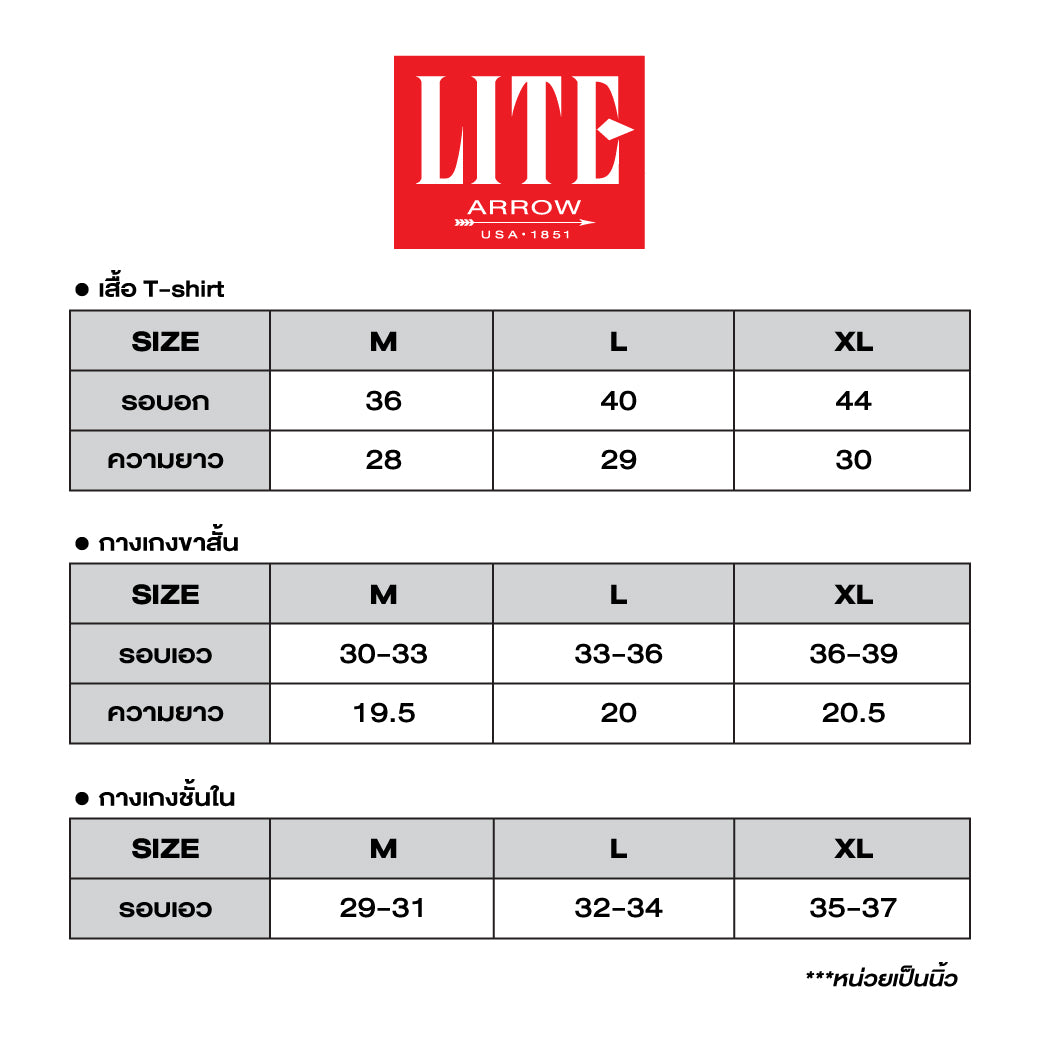 ARROW LITE เสื้อยืด คอวี แพ็ค 4 ตัว สุดคุ้ม สีขาว สีเทา สีเขียว สีเลือดหมู ผ้าTC ใส่สบาย ไม่ร้อน แห้งไว ไม่ต้องรีด