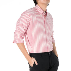 era-won เสื้อเชิ้ต รุ่น Oxford shirt Mercerizing สี Native Red