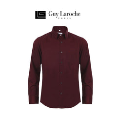 Guy Laroche เสื้อเชิ้ตคอปกสีพื้น Slim fit รุ่นขายดี มีให้เลือก 4 สี (BAB6200P3)