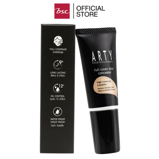 ARTY PROFESSIONAL FULL COVER SKIN CONCEALER อาร์ทตี้ โปรเฟสชั่นแนล ลูส เซตติ้ง พาวเดอร์ โกลว์ ผลิตภัณฑ์ปกปิดริ้วรอย คอนซีลเลอร์ เนื้อครีม เกลี่ยง่าย ที่สุดของการปกปิดริ้วรอย ฝ้า กระ จุดด่างดำ