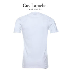 Guy Laroche เสื้อ T-Shirt ผ้า 100% Cotton คอวีเนื้อแน่นนุ่มสบาย รุ่น(JVV2401R4)