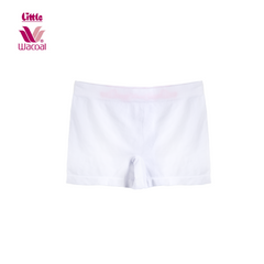 Little Wacoal (ลิตเติ้ล วาโก้) กางเกง Boxer เด็กผู้หญิง รุ่น Seamless สำหรับเด็กอายุ 4-12 ปี ไซซ์ S-XL แพ็ค 2 ตัว สีขาว