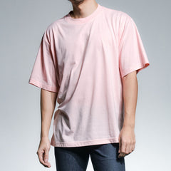 era-won เสื้อยืด Oversize T-Shirt สี Light Pink (คอชั้นเดียว)