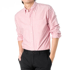 era-won เสื้อเชิ้ต รุ่น Oxford shirt Mercerizing สี Native Red