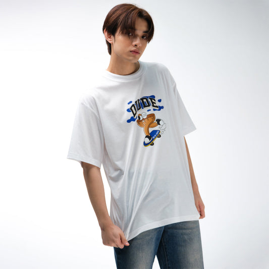 era-won เสื้อยืด Oversize T-Shirt Arttoy Limited Collection สี White