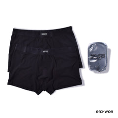 era-won กางเกงในไข่สะอาด Zinc Plus Anti-bacteria Underwear Trunks สี Black (1 แพ็ก มี 2 ตัว)