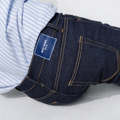 era-won กางเกงยีนส์ DENIM SLIM สี Blue Japan (ผ้าหนัก 11 Oz ยีนส์ดิบ)