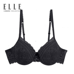 Elle Lingerie Moulded Bra บรามีโครง แต่งลูกไม้ - LB7533