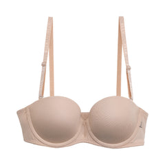 ELLE lingerie Molded bra ยกทรงมีโครง เสริมฟองน้ำ รูปแบบครึ่งเต้าสายบ่าถอดได้ - LB9515