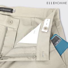 ELLE HOMME I กางเกงขาสามส่วน กระเป๋าล้วง 2 ข้างและกระเป๋าหลัง I W8L272