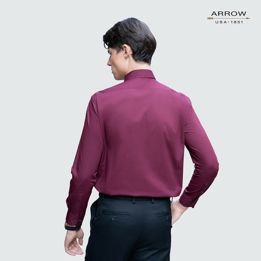 ARROW เสื้อเชิ้ต Anti-Bacteria ระงับกลิ่นอับชื้น แขนยาว มีกระเป๋า ทรง Smart