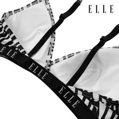 ELLE LINGERIE | ชุดชั้นใน สไตล์SPORT LOOK คอลเลคชั่นลายพิมพ์ โลโก้กราฟฟิค เนื้อผ้าMicro Fiber | LB4725