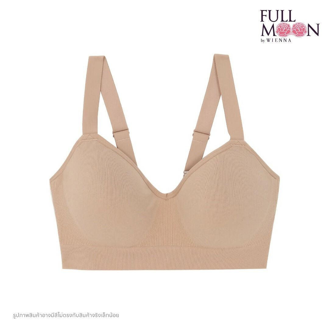 WIENNA SMARTSIZE-FULL MOON BRA สำหรับสาว cup D ขึ้นไป ด้วยผ้าทอเส้นใยคุณภาพสูงจากกระบวนการรีไซเคิลไนล่อน รุ่น NB45405 - BigxShow