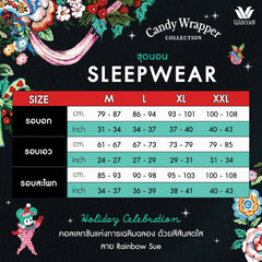 Wacoal Sleepwear ชุดกระโปรงสายเดี่ยว รุ่น WN6C86 - BigxShow