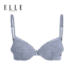 Elle Lingerie Moulded Bra บรามีโครง แต่งลูกไม้ - LB7533