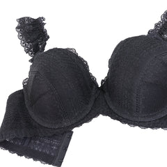 BSC lingerie ชุดชั้นในบรา MOLD บรารูปแบบมีโครงถอดสายบ่าได้ มีPAD เสริม BB6565 BL