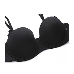 ELLE lingerie Molded bra ยกทรงมีโครง เสริมฟองน้ำ รูปแบบครึ่งเต้าสายบ่าถอดได้ - LB9515