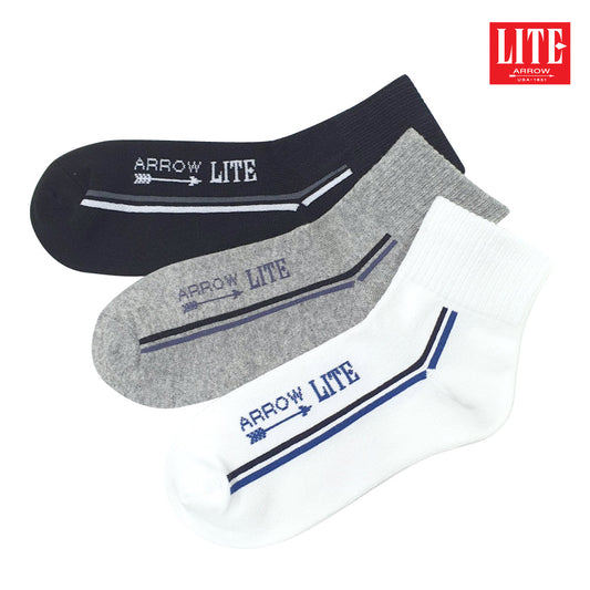 ARROW LITE ถุงเท้า หุ้มข้อ Cotton100% แพ็ค 1 คู่