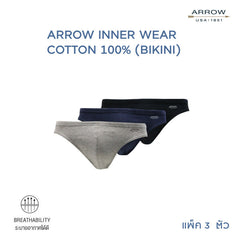 ARROW COTTON 100% BIKINI (Pack 3)