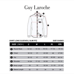 Guy Laroche เสื้อเชิ้ต(โมดาล์ว)สีพื้น ปักโลโก้ (BAB6200P2)