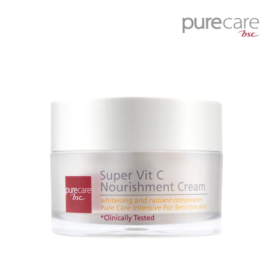 BSC Pure Care (บีเอสซี เพียวแคร์) VIT C NOURISHMENT CREAM 30G