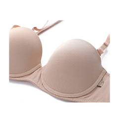 ELLE lingerie Molded bra ยกทรงมีโครง เสริมฟองน้ำ รูปแบบครึ่งเต้าสายบ่าถอดได้ - LB9515