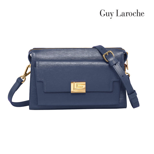 Guy Laroche กระเป๋าสะพายข้าง รุ่น AGH0023_CR - สีน้ำเงิน *มีสายสะพาย 1 เส้น*