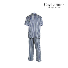 Guy Laroche ชุดนอนผ้าซาติน แขนสั้น ขายาว พิมพ์ลาย มีให้เลือก 3 สี (JPP7517S4)