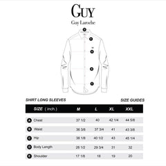 Guy Laroche เสื้อเชิ้ตคอปกสีพื้น Slim fit รุ่นขายดี มีให้เลือก 5 สี(DAC6253P4)