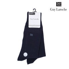 Guy Laroche ถุงเท้าข้อยาว สีดำ Free Size แพ็ค 2 คู่ (JSB1990W3BLP2)