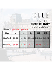 ELLE Lingerie กางเกงในรูปแบบ Biyleg- LU9847