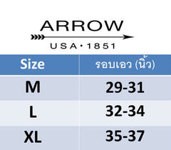 ARROW COTTON 100% BIKINI กางเกงชั้นในของสุภาพบุรุษ ( 1 PACK 3 ตัว สีขาว)