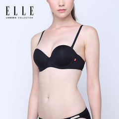 ELLE lingerie Molded bra ยกทรงมีโครง เสริมฟองน้ำ รูปแบบครึ่งเต้าสายบ่าถอดได้ - LB9515