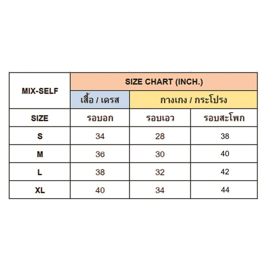 MIX-SELF เสื้อพิมพ์ลายดอกไม้ รุ่น IB70924