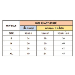 MIX-SELF เสื้อเบลาส์ปกเชิ้ต รุ่น FB94342