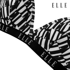 ELLE LINGERIE | ชุดชั้นใน สไตล์SPORT LOOK คอลเลคชั่นลายพิมพ์ โลโก้กราฟฟิค เนื้อผ้าMicro Fiber | LB4725