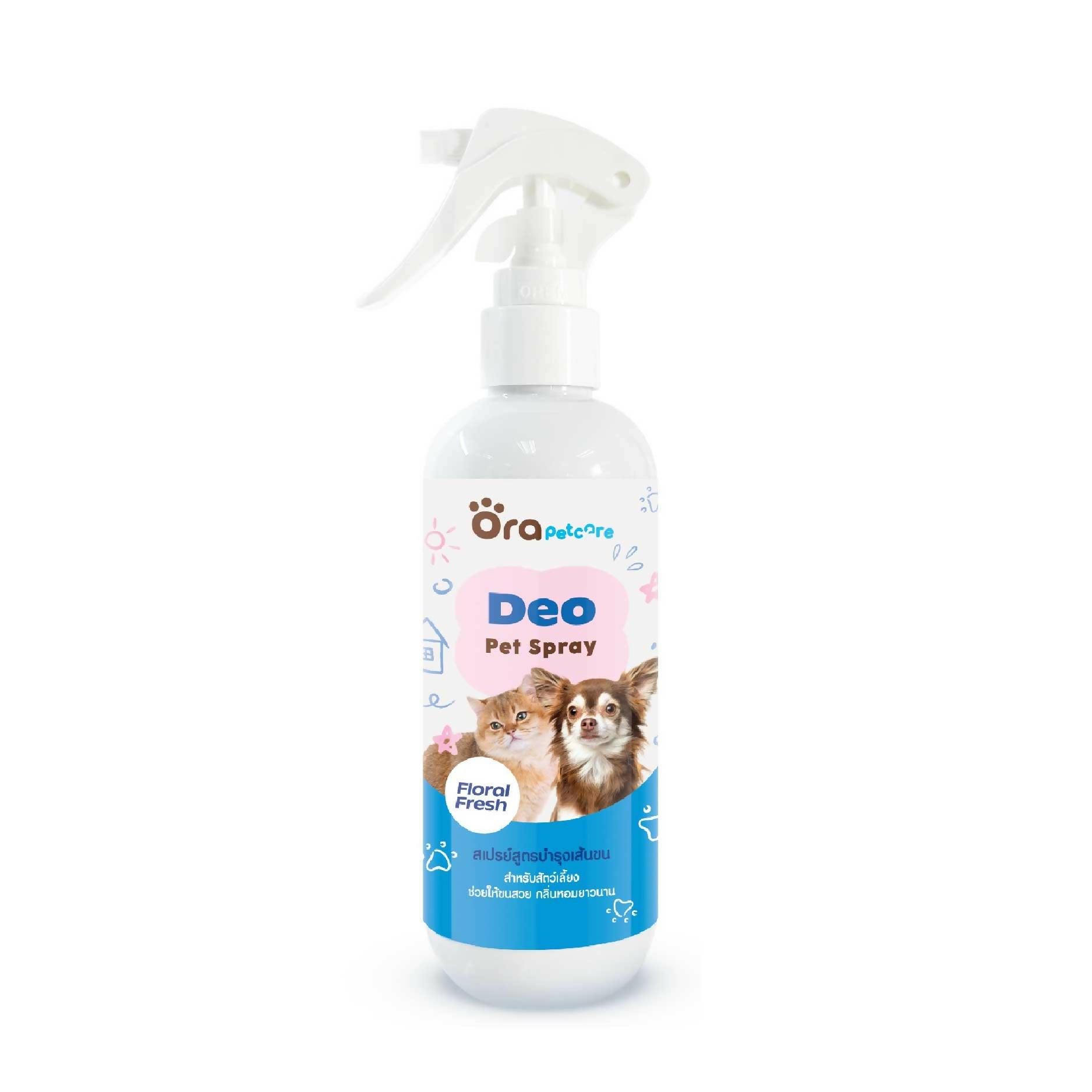 ORA PET CARE PET DEO SPRAY (สเปรย์ลดกลิ่นสาปสำหรับสัตว์เลี้ยง) - BigxShow