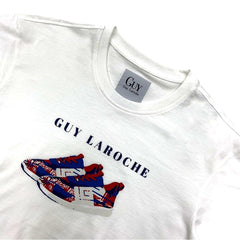 Guy Laroche เสื้อยืดสกรีนลายรองเท้า เนื้อผ้า Cotton100% มีให้เลือก3สี (DKT6202P3)